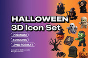 Halloween 3D Spooky icons set, an Icon by Iwanistic (Thumbnail 1 of 6)