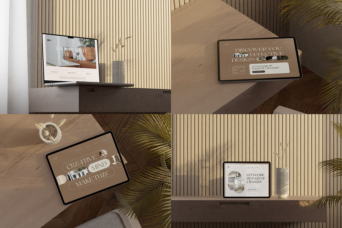 Lowe - Minimal Mockup Bundle, a Device Mockup by Creavora (Photo 6 of 9)