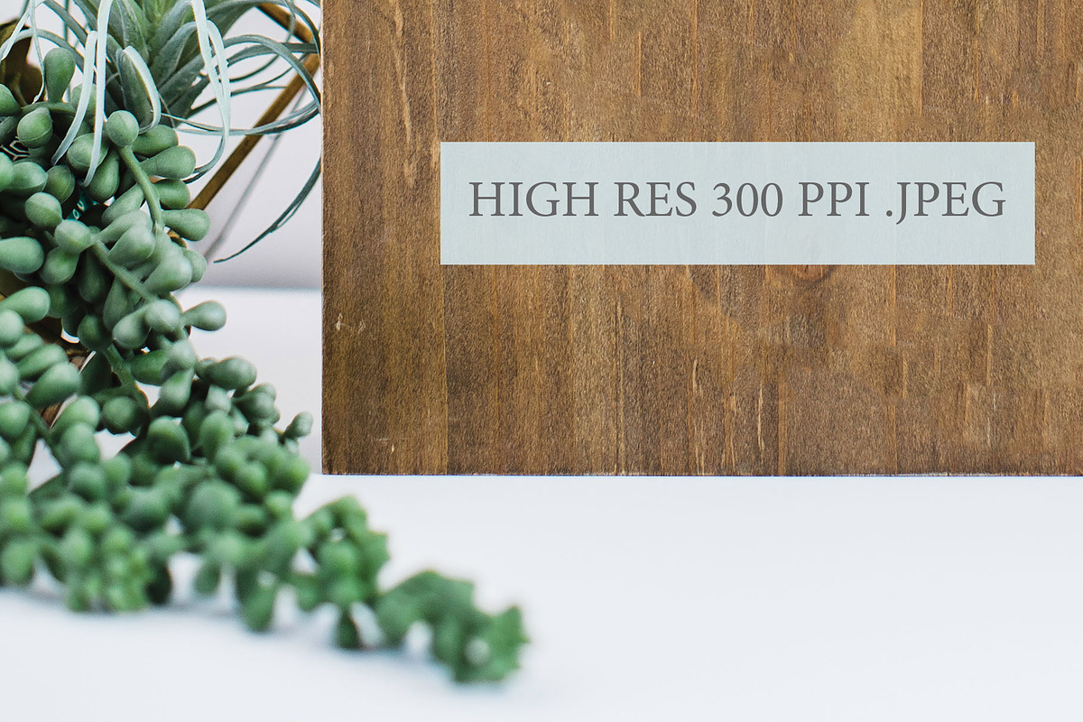 Wood Sign Mockup - Wedding Botanical, a Product Mockup by Harbor Design Co (Photo 2 of 2)