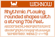 Funky Groove font, a Sans Serif Font by weknow (Thumbnail 3 of 8)