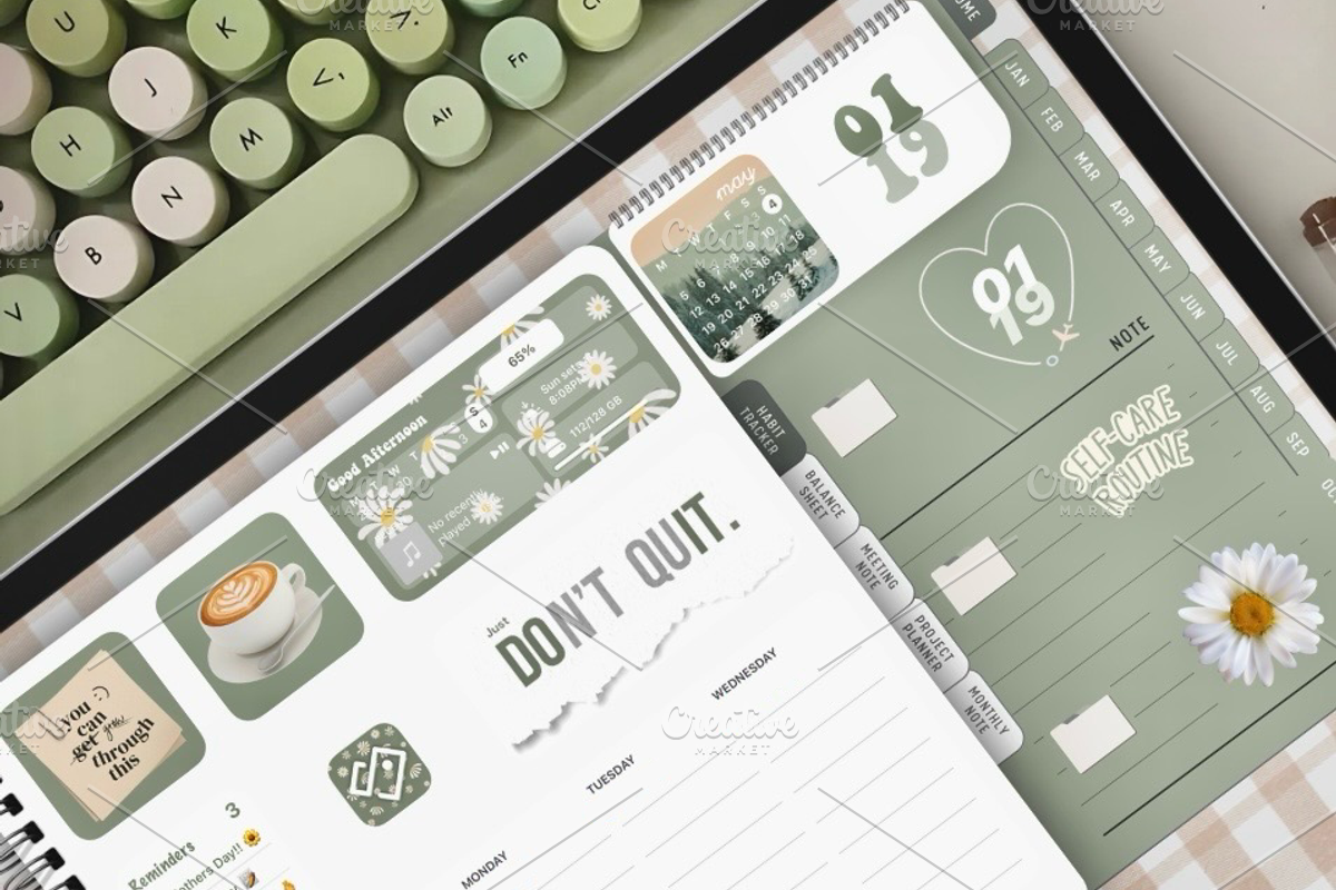 Green iPad and iPhone Theme + Icons, a Wallpaper Photo by BeeRubby (Photo 7 of 9)