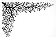 50 Tree Branch Corner Silhouette, a Decorative Illustration by Amazin_art (Thumbnail 28 of 46)