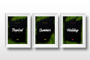 Tropical Palm Leaves posters., a Poster Template by Leo Edition (Thumbnail 4 of 9)