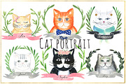 Cat portrait creator. Watercolors., a Person Illustration by LABFcreations (Thumbnail 1 of 6)