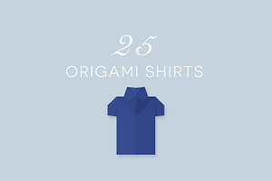 25 Origami Paper Shirts