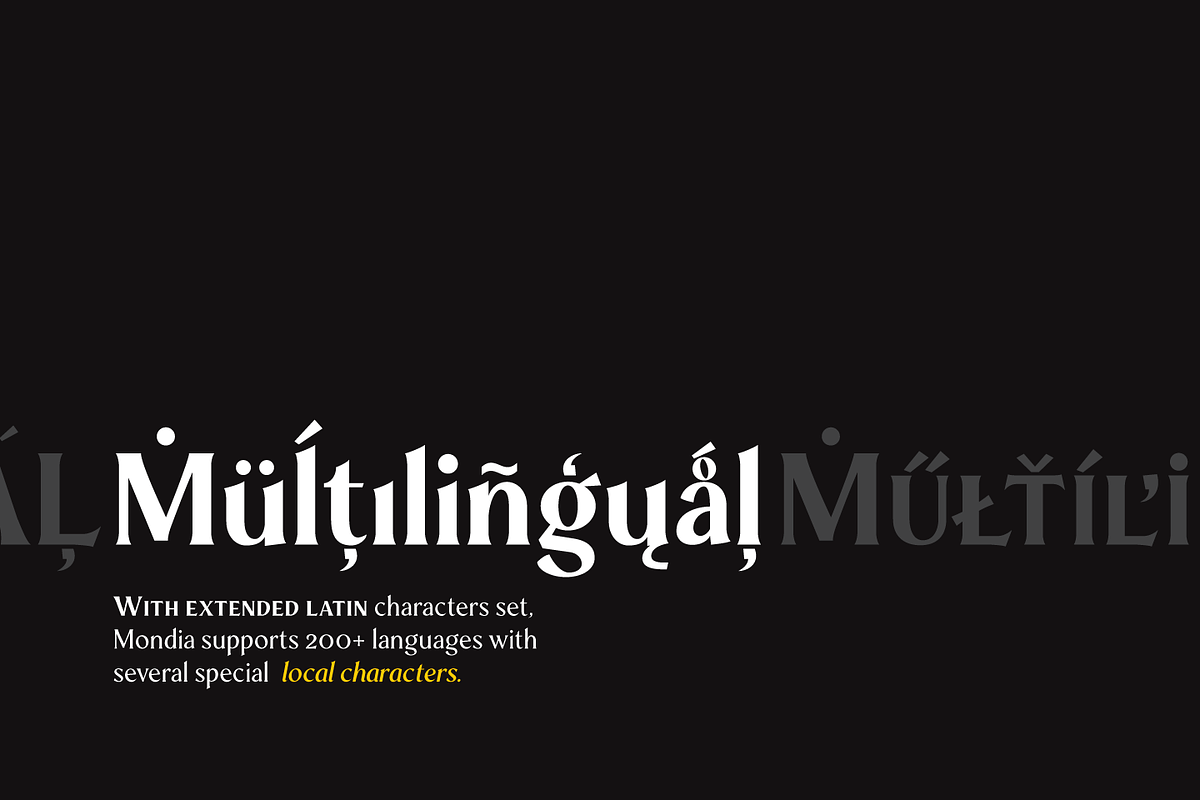 Mondia - 18 Fonts preview 8