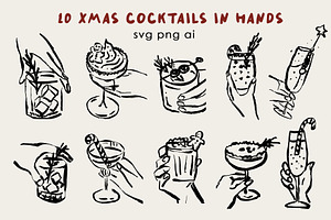 Whimsical Christmas Cocktails