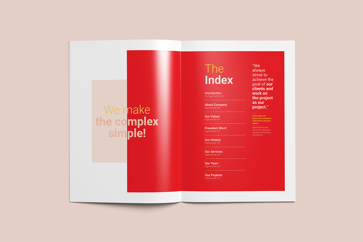 Company Profile, a Brochure Template by WOWPro (Photo 3 of 10)