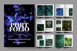 Portfolio Photobook Template Layout, a Magazine Template by ContestDesign