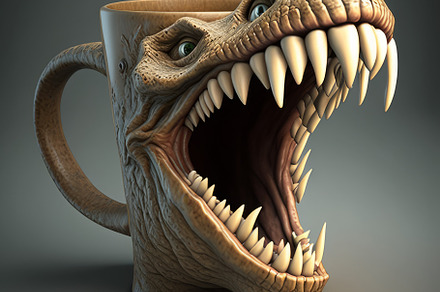 Teethed Monster Cup