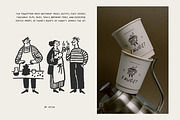 50 Hand-Drawn Сoffee Characters, a Food Illustration by Veyla (Thumbnail 8 of 13)