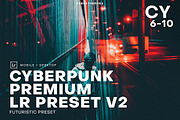 Cyberpunk Futuristic Lightroom 2, a Plug-in Add-On by PresetHeroes (Thumbnail 1 of 5)