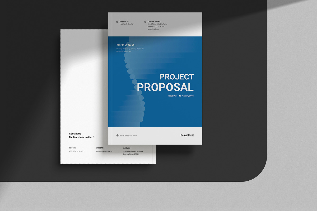 Project Proposal Template, a Brochure Template by DesignCrest (Photo 11 of 14)