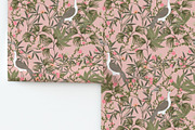 Chinoiserie floral birds pattern, a Pattern Graphic by Cotton Melon pattern Shop (Thumbnail 7 of 7)