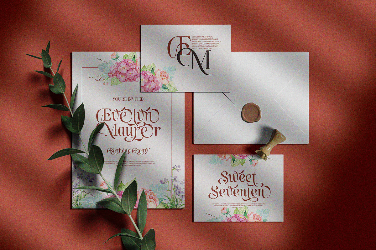 Austyns Sakyra Calligraphy Serif, a Serif Font by Graphicxell (Photo 2 of 10)