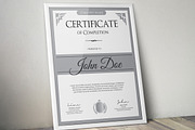 Certificate Word | PSD | AI, a Stationery Template by Curve Design (Thumbnail 2 of 5)