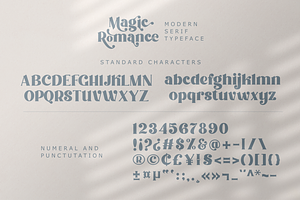 Magic Romance - Modern Serif Font