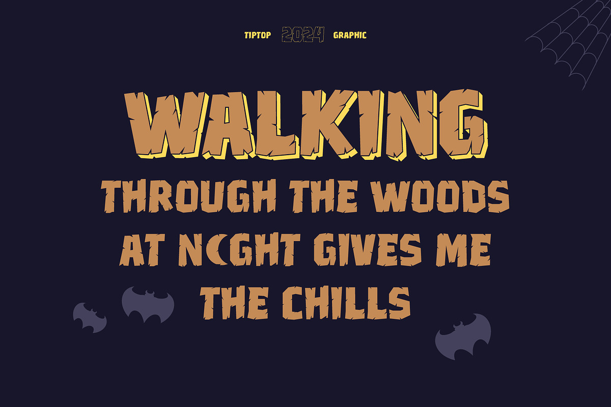 Thorska – Display Playful Horror, a Sans Serif Font by Tiptop Graphic (Photo 2 of 10)