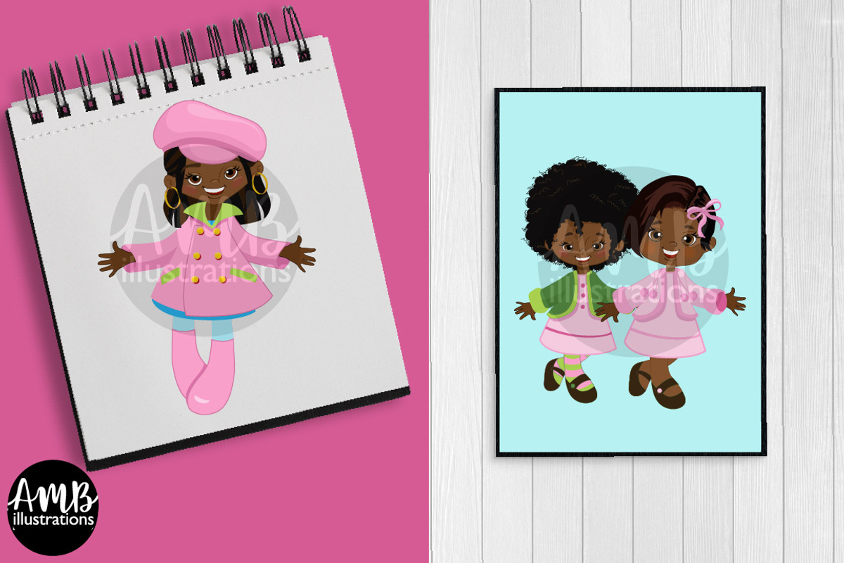 Afro Fashion Girls AMB-199, an Illustration by AMBillustrations (Photo 6 of 6)