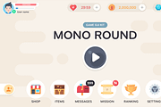 GUI - Mono Round, an UI Kit Template by LAYERLAB (Thumbnail 3 of 32)