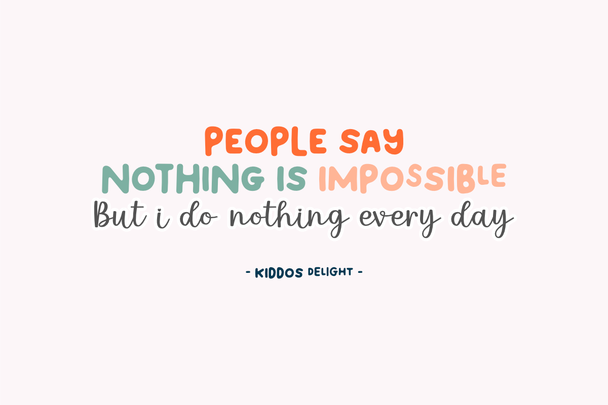 Kiddos Delight - Cute Font Duo, a Handwritten Font by SaktiAvellin (Photo 2 of 9)