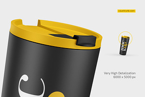 Straw/Flip Lid Tumbler 20 Oz Mockup