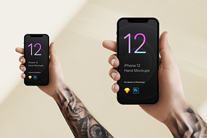 Tattoo Hand Mockups IPhone 12 Pro