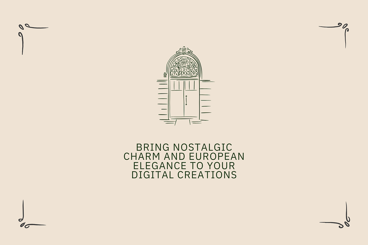 Vintage Houses Procreate Stamps, a Brush Add-On by Veronika Gotovceva (Photo 10 of 10)