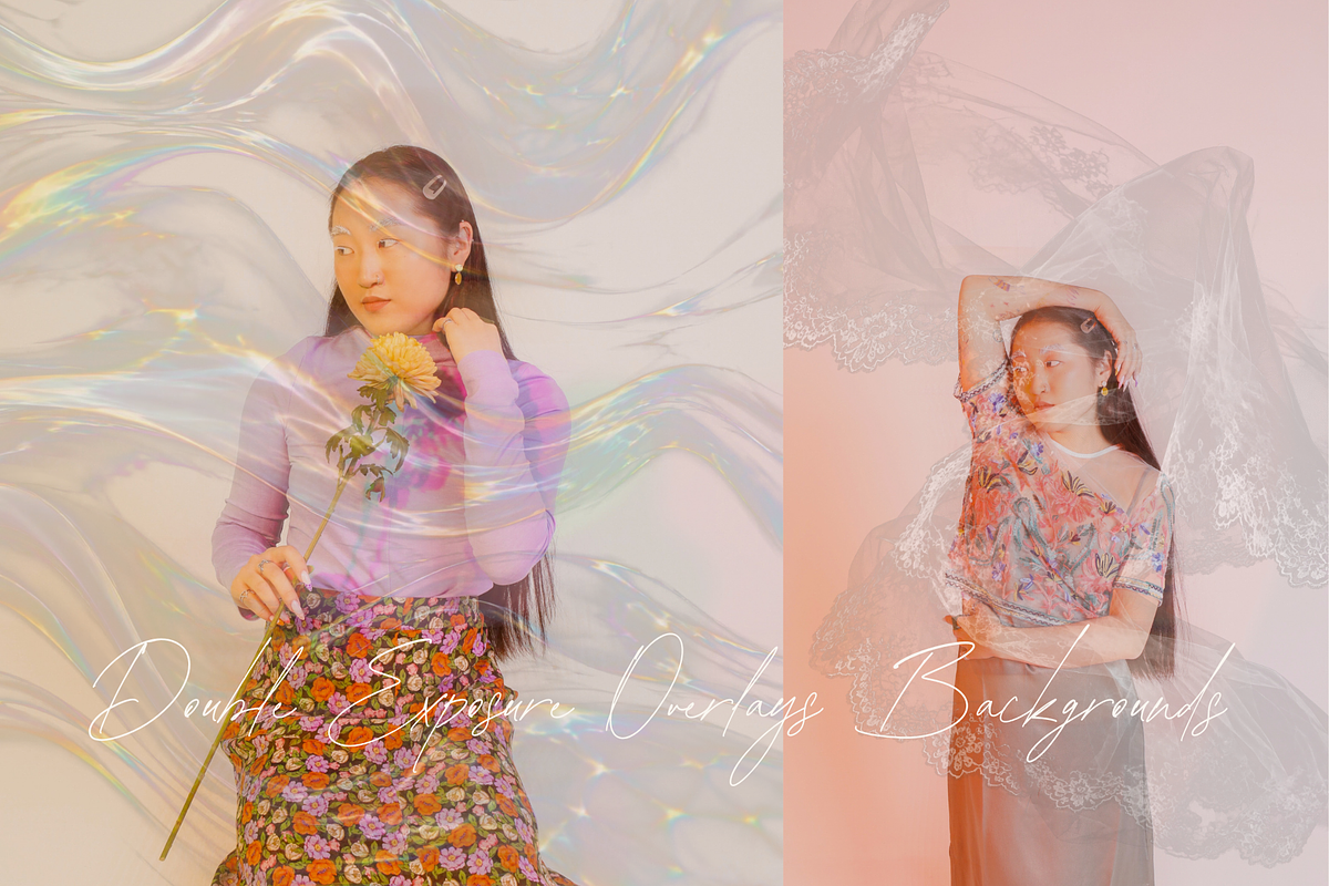 Double Exposure Overlays Backgrounds, a Texture Graphic by digital.incubator.yum (Photo 2 of 7)
