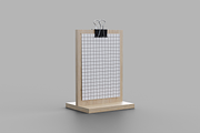 Wood Sign Holders Mockup, an Advertising Mockup by Muhazdinata (Thumbnail 4 of 8)