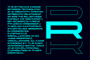 Nokia Expanded, a Sans Serif Font by LoneArmy (Thumbnail 5 of 11)