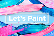 Let's Paint! Color Brush Strokes, an Object Graphic by Fox & Bear (Thumbnail 1 of 7)