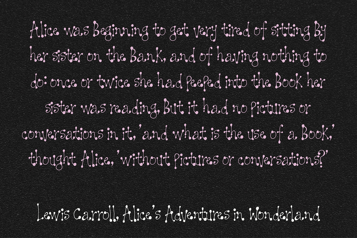 Hold That Note Dotted Display Font, a Handwritten Font by The October Creative (Photo 5 of 8)