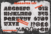 Rumbled Grunge - Bold Vintage Textur, a Font by PutraCetol Studio (Thumbnail 5 of 5)