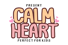 Calm Heart - Cute Display Font