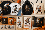 Cute Sport Halloween Clipart Bundle, an Object Graphic by Daisy Design (Thumbnail 5 of 9)
