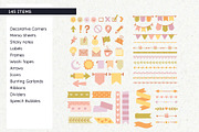 Stationery Set For Digital Planners, a Decorative Illustration by insemar (Thumbnail 3 of 7)