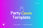 Neon Summer Flyer Canva Template, a Flyer Template by PeetalyStudioDesigns (Thumbnail 2 of 5)