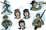 RTRO U.S. Armed Forces 1, an Illustration by RTRO Stock (Thumbnail 4 of 5)