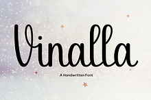 Vinalla - Handwritten script font