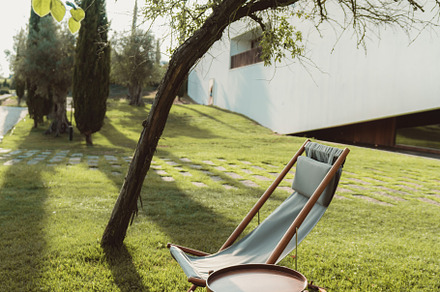Outdoor deck chair under tree, a Sports & Recreation Photo by SkyNext