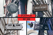 The Mega Signs Bundle, a Product Mockup by Madebyvadim (Thumbnail 5 of 10)