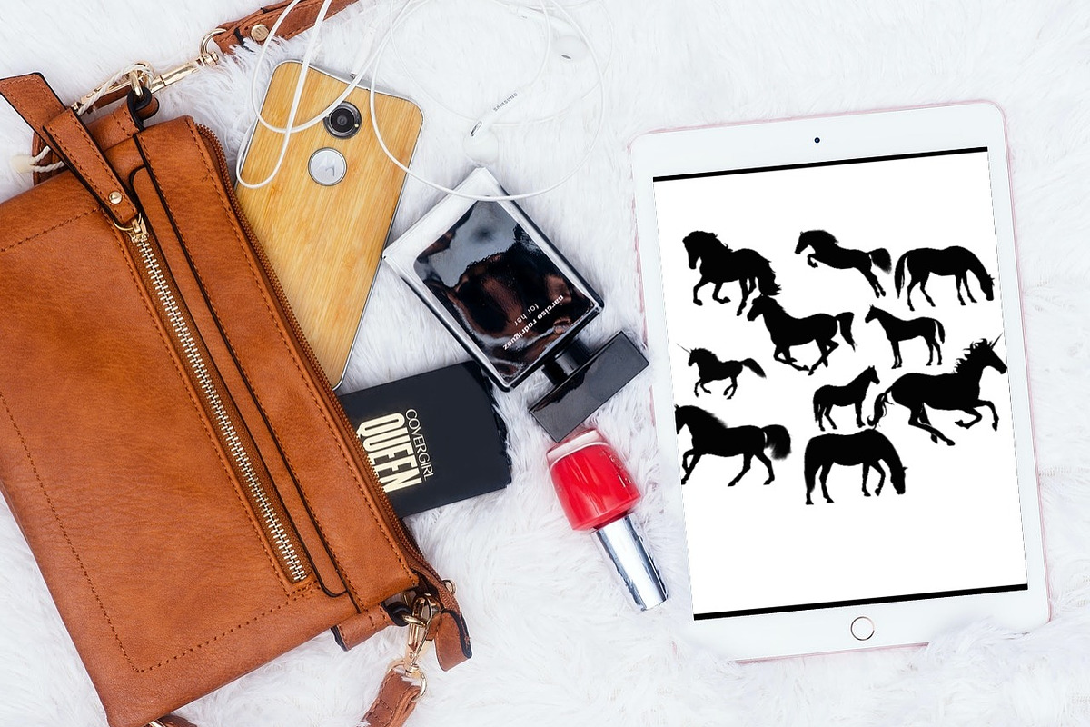 30 Beautiful Horses Brush Stamps, a Brush Add-On by Manifesto Design Gallery (Photo 5 of 5)