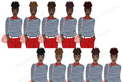 Nautical Clipart, a Person Illustration by GlamArtZhanna (Thumbnail 5 of 7)