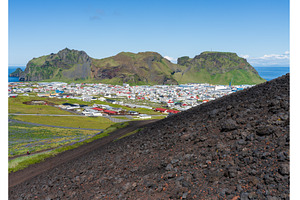 Climb up the side of Eldfell, with, a Nature Photo by Backyard Stock