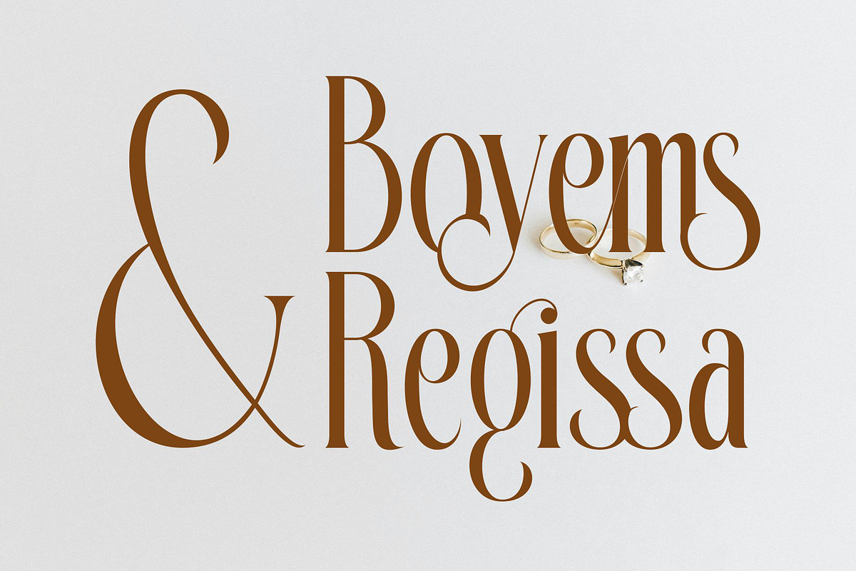Bikems Modern Serif Typeface, a Serif Font by Alfinart (Photo 2 of 10)