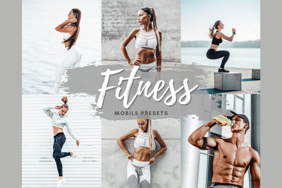 FITNESS Mobile Lightroom Presets, an Action Add-On by 123PRESETS.COM (Photo 1 of 9)