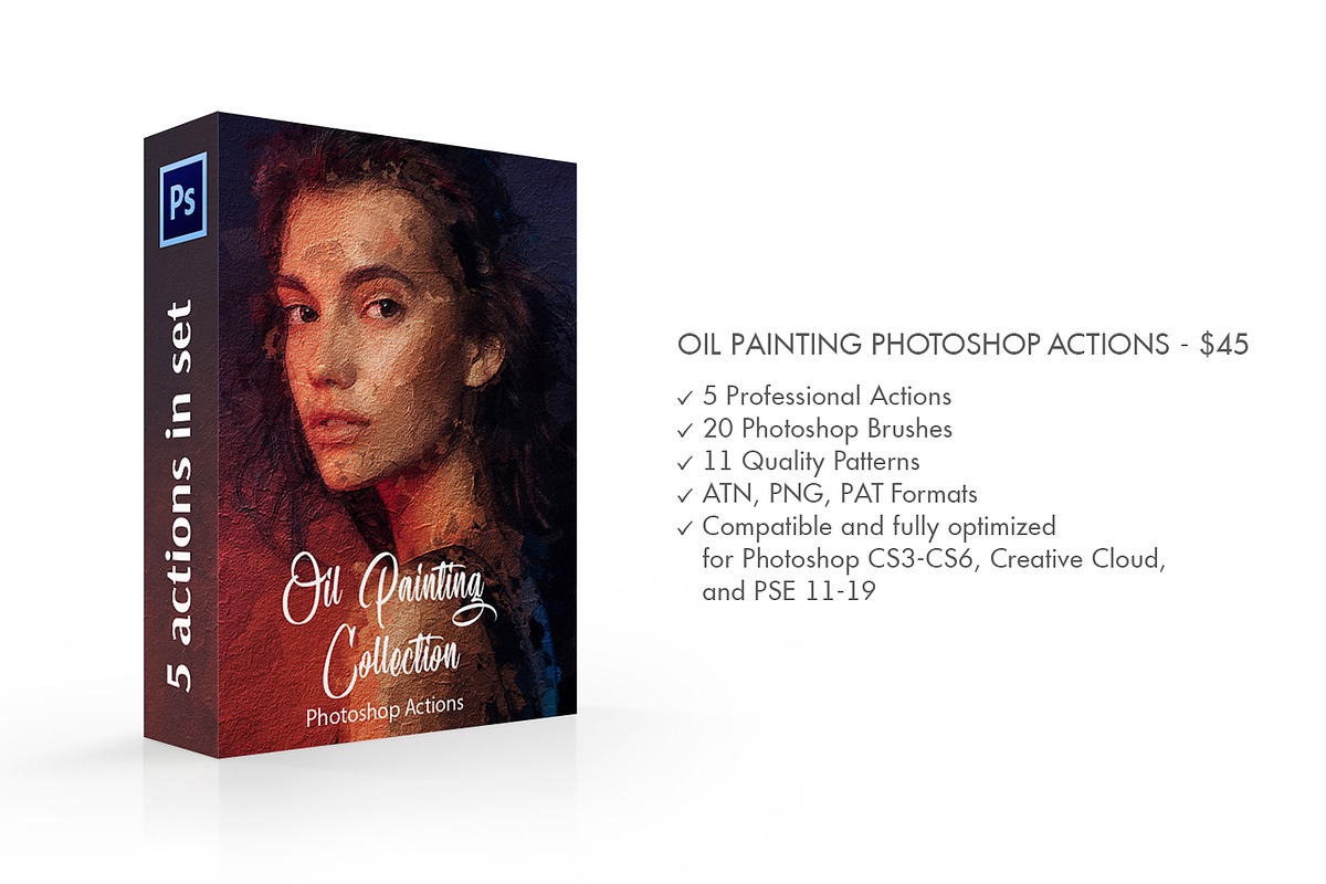 Oil Painting Photoshop Actions, a Plug-in Add-On by FixThePhoto (Photo 2 of 27)