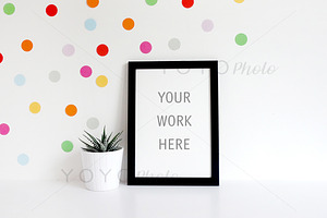 Black Frame Mockup 