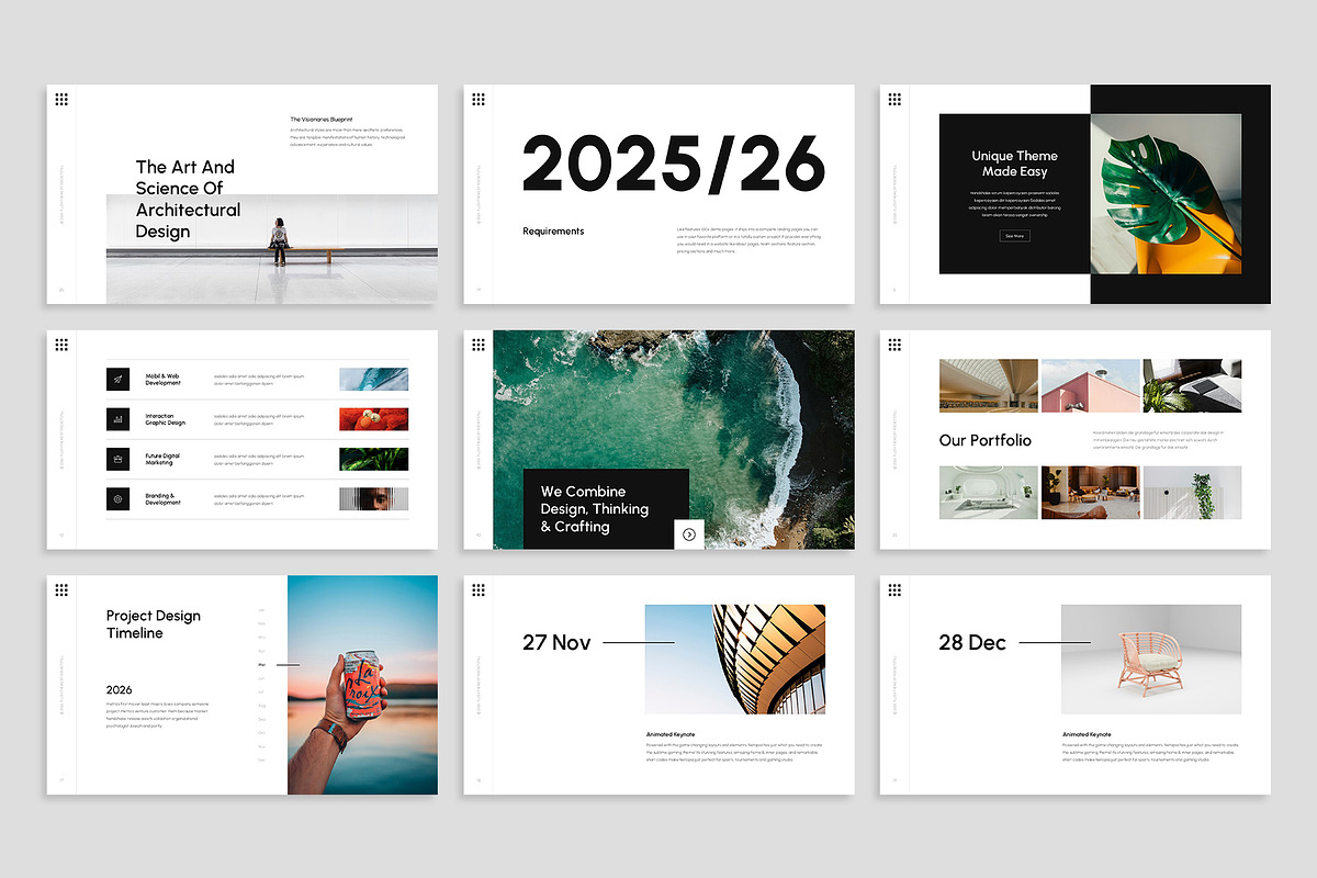 Uibe Presentation Template Design, a Presentation Template by Rocketstill (Photo 3 of 7)